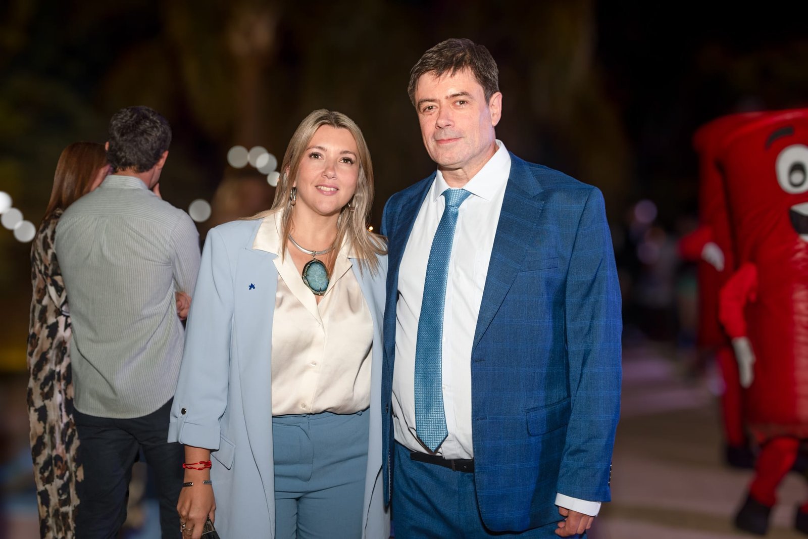 Valeria Ripoll directora de Abrazo Azul y Gustavo Prado director de Mundo Pirotecnico y Zig Zag