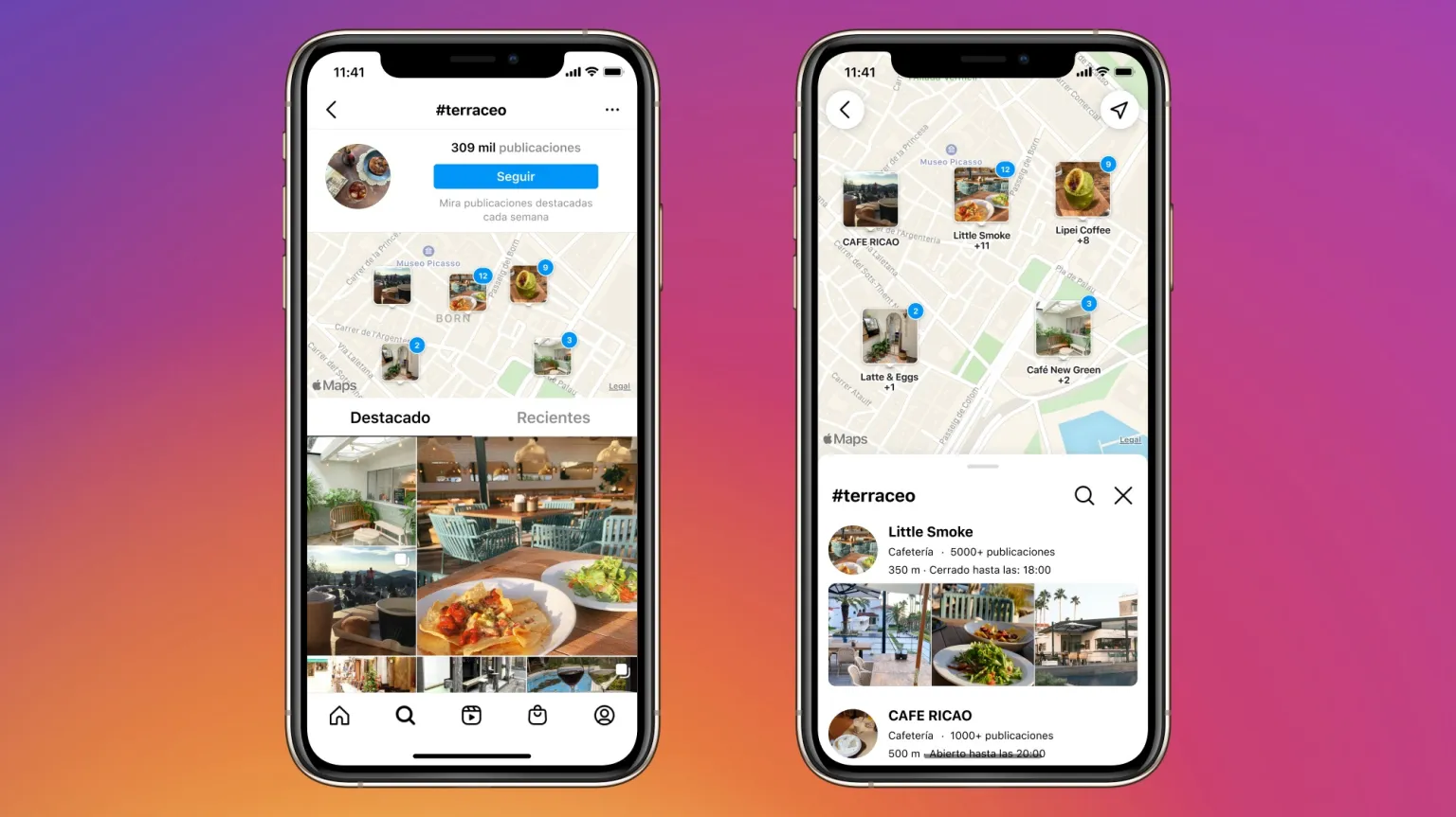 mapa instagram