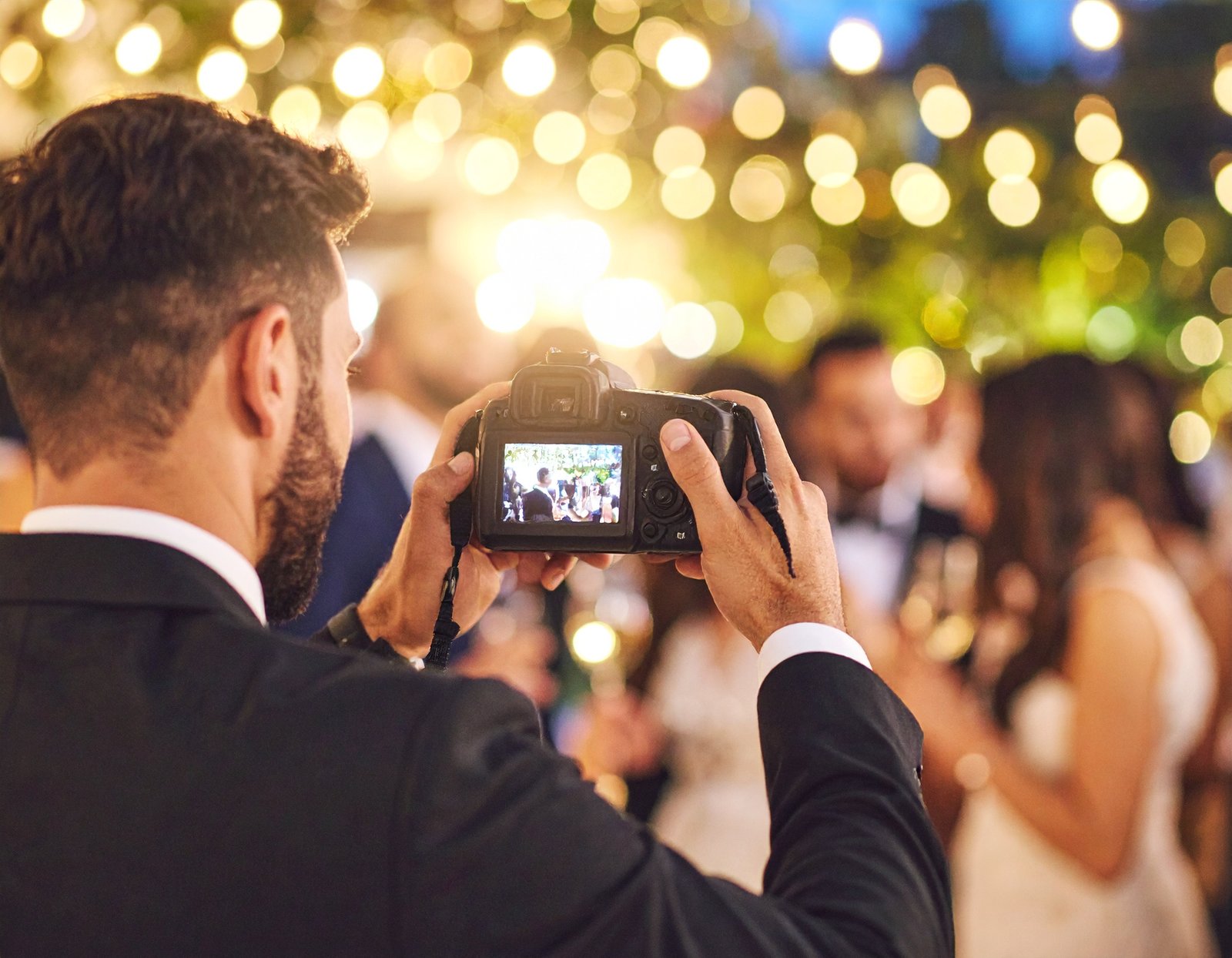 fotógrafo profesional en evento vip