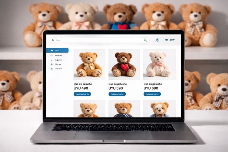 fotografia producto peluches ecommerce montevideo