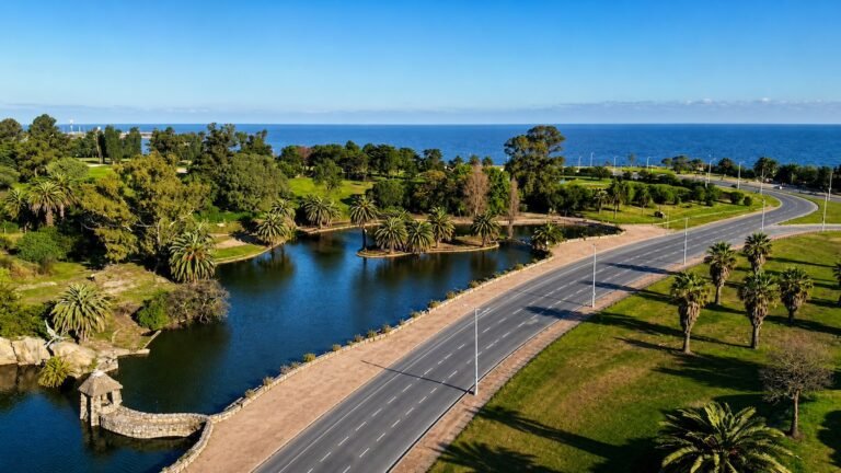 Dónde volar drones en Montevideo sin problemas 4 Foto desde drone de las canteras del Parque Rodo