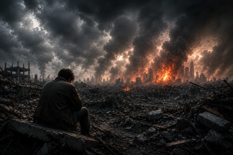 El Armagedón de los Creadores de Contenido 1 armagedon con un creador de contenido sentado