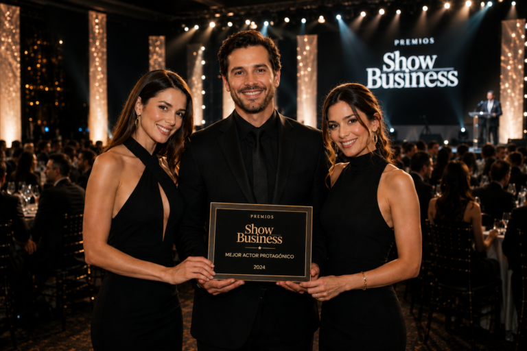 Producción audiovisual para galas y premiaciones 2 foto de premiación show business
