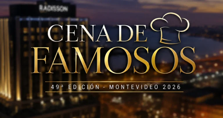 Cena de Famosos Montevideo 2026: 49ª edición en el Radisson 1 Cena de Famosos 49 en Radisson