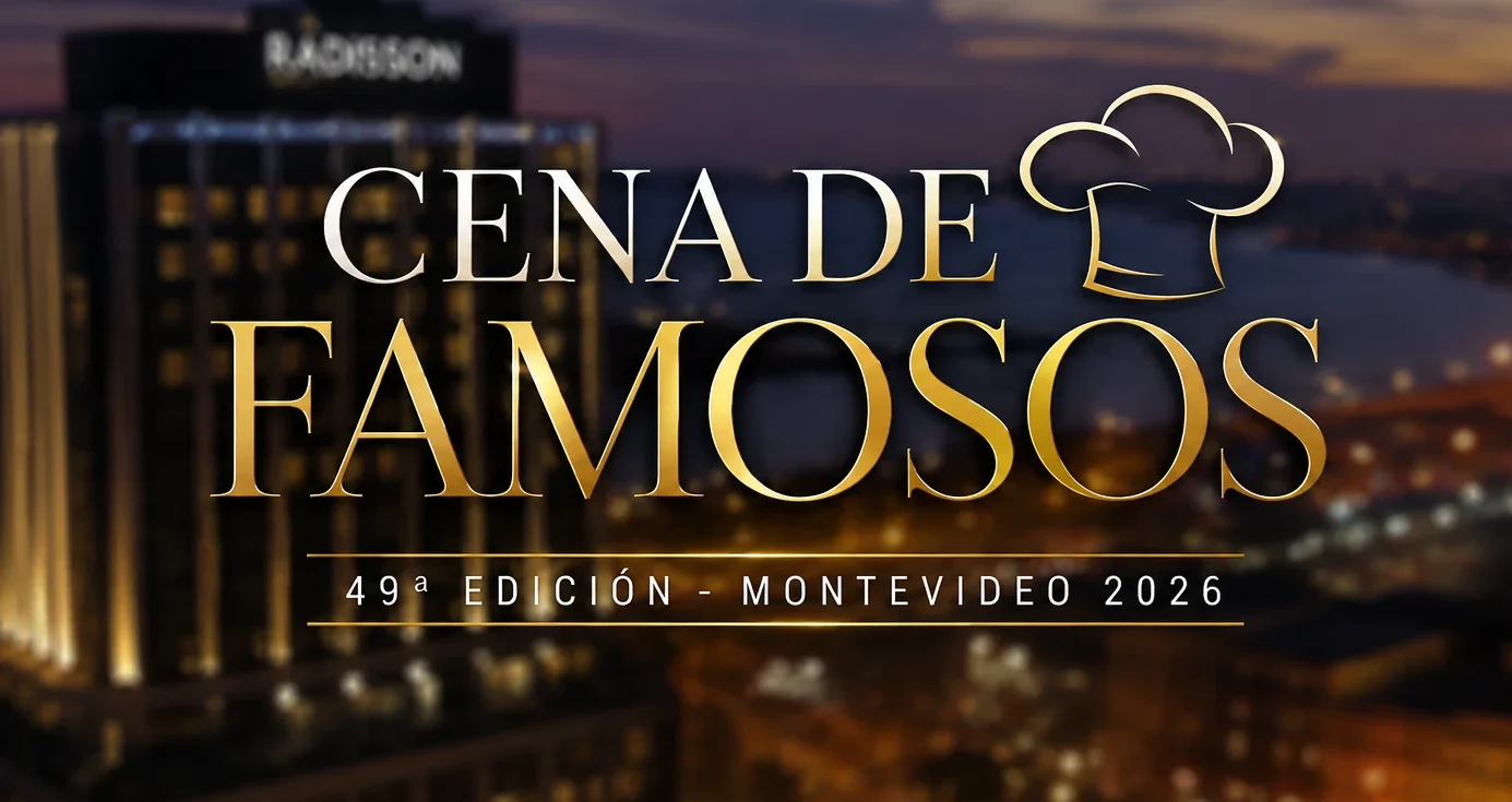 Cena de Famosos Montevideo 2026: 49ª edición en el Radisson 1 Cena de Famosos 49 en Radisson